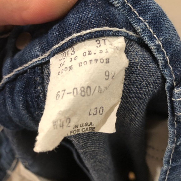 Vintage Dee Cee Mens Jeans USA 40x30 - Picture 7 of 7